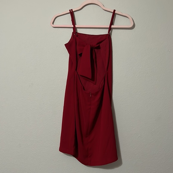 Red mini dress - Picture 4 of 5